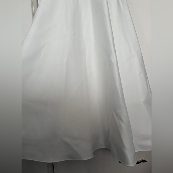 NWT | JAYGODFREY White midi Strapless Dress with Sweetheart Neckline Size 6 - Picture 10 of 13